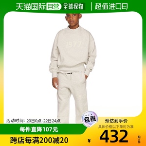 香港直邮潮奢 Essentials 女童灰白色 1977 儿童运动裤童装