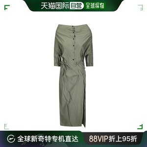 香港直邮LEMAIRE 女士半身裙 DR1068LF1209BK991ASPHALT