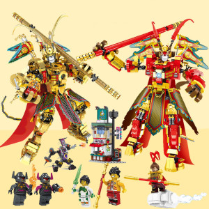 兼容乐高悟空小侠齐天大圣孙悟空男孩子机甲人仔益智拼装积木玩具