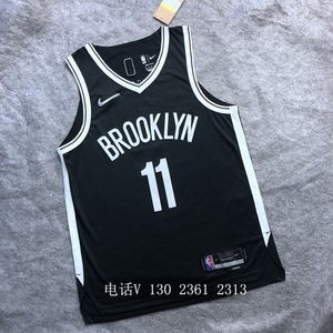 布鲁克林nba篮网队凯里欧文球衣au75周年刺绣authentic球员版11号