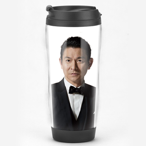 天王刘德华 明星周边定制应援粉丝同款双层卡纸不锈钢内胆水杯子2