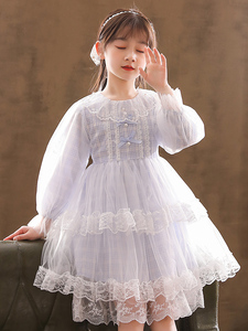 正品丹尼熊女童连衣裙春装儿童裙子洛丽塔女孩公主裙童装女秋季萝