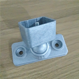 铝合金护栏铝艺栏杆配件30*40万向活接上下转角横向连接固定件