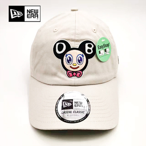 new era x 村上隆联名早春新品 时尚弯檐棒球帽男女鸭舌帽子潮酷