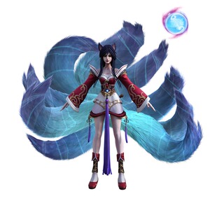 lol英雄联盟阿狸灵魂莲华法球尾巴道具cosplay后期合成png素材