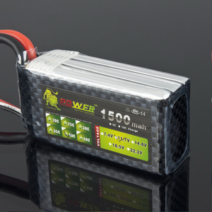 狮子航模锂电池1500mAh2S7.4V3S11.1V354S14.8V85C穿越机遥控车