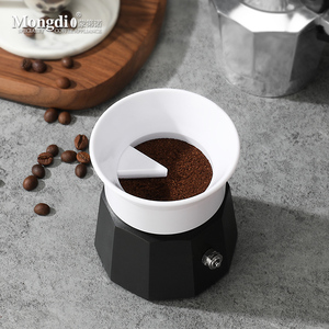 Mongdio摩卡壶布粉器接粉环填粉布粉神器咖啡接粉器咖啡器具配件