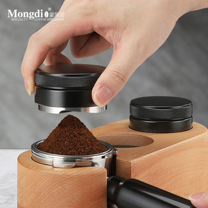 Mongdio咖啡布粉器压粉锤三浆布粉器压粉器咖啡机滤网压粉座51mm