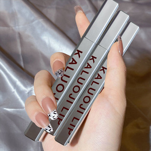 抖音同款 银色颜值空气唇釉 丝绒雾面哑光不易脱色学生党唇泥口红