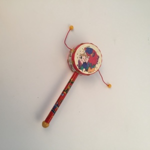 0-1岁宝宝玩具婴儿手摇鼓平安鼓儿童拨浪鼓民族乐器叮咚满额包邮