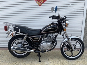 二手原装suzuki/铃木太子gn125-2豪爵摩托车整车九成新链条机跨骑