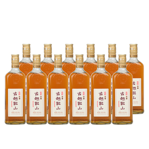 古越龙山绍兴黄酒五年陈元红干型黄酒糯米酒 480ml*12瓶整箱装