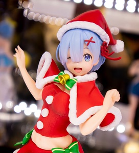 现货新款14周岁以上taito 蕾雷姆节 圣诞红装景品 手办 日版