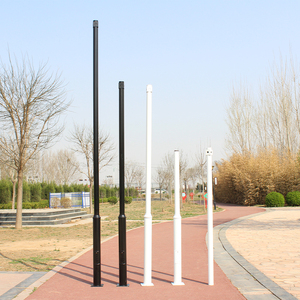 监控立杆23456米小区道路三米四米立柱室外摄像机不锈钢加长支架