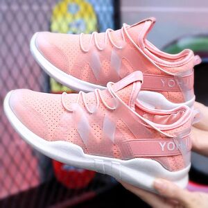 贵人鸟泡沫底运动鞋女春百搭轻便chic骚粉色学生超轻百搭简约透气