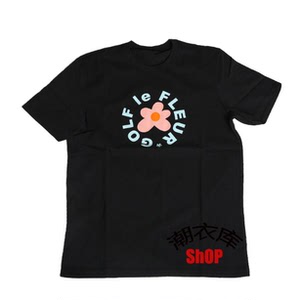 golf le fleur ttc x converse tee联名款 字母小花logo 短袖t恤
