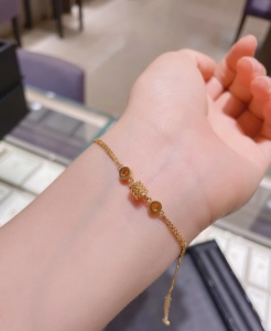周大福 小蛮腰22k金手链17916系列 简约手串 国内专柜正品联保