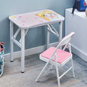 儿童学习桌子家用女孩卧室写作业可折叠桌椅桌幼儿园桌椅小孩学生