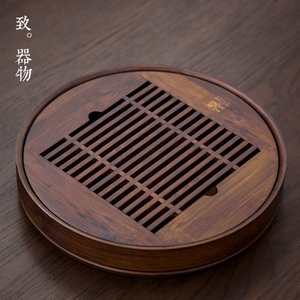 单个茶盘圆形