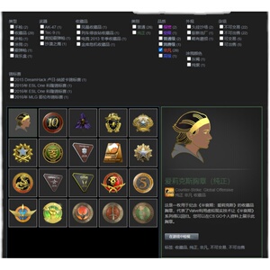 csgo服役 勋章 奖牌 大行动 竞猜 带初始邮箱 白号 极品牌面 账号