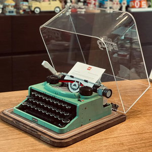 乐高复古打字机打印机玩具礼物积木高难度拼装男女孩模型益智成人