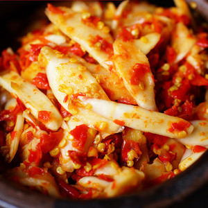 湖南永州道州道县特产农家自制腌生姜片泡姜嫩姜即食开胃菜下饭菜