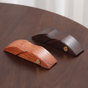 黑檀木实木搁置架桌摆茶艺摆件茶具配件茶刀茶夹茶笔毛笔茶桌架子