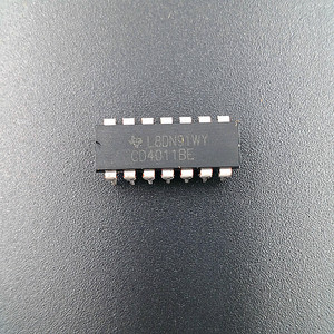 直插 cd4011be hcf4011be dip-14 与非门ic 四2输入与非门 芯片