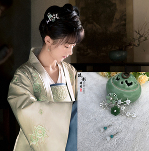 【疏影暗香】知否明兰赵丽颖同款头饰 古代汉服发饰发夹配饰耳环