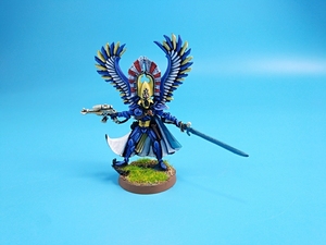 车内模型 战锤40k 灵族autarch with power weapon(成品)