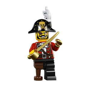 lego 乐高 8833人仔抽抽乐系列 第8季  #15 海盗船长