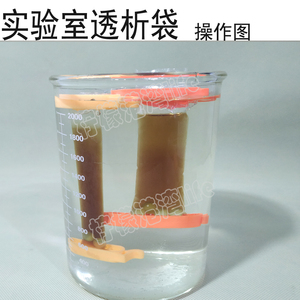 促销实验室透析袋md34截留分子量2000 一卷5米