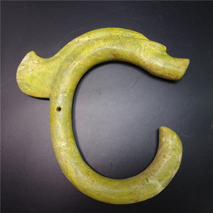 巨大红山文化玉猪龙摆件重2斤多高古玉器古代玉雕古玩捡漏老物件