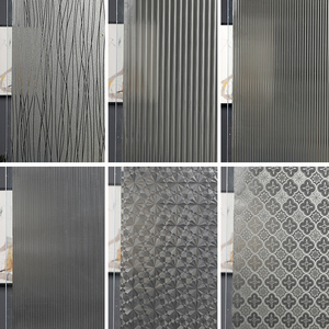 办公室彩色隔断装饰贴膜磨砂高级灰色玻璃门窗户贴纸长虹纹防窥视