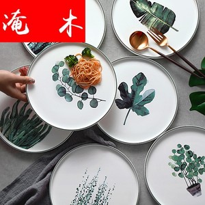 餐盘摆花装饰