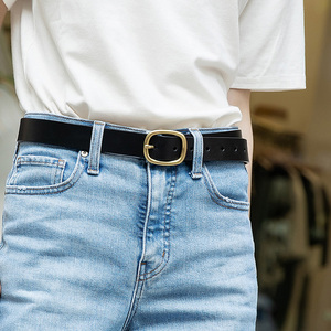 牛仔裤皮带女时尚宽百搭