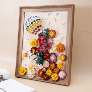 手工diy马赛克实物立体装饰画创意画材料包自制摆件挂画相框画