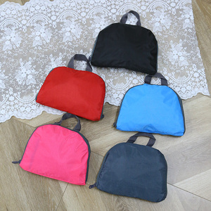 尼龙绸购物袋 折叠超轻方便背心环保布包 手提可水洗超市买菜兜子