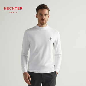 daniel hechter/丹尼爱特莫代尔男士打底衫半高领加厚春秋长袖t恤