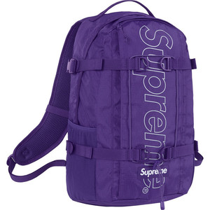 Supreme 18FW Backpack 45th 大Logo 3M反光双肩包背包书包
