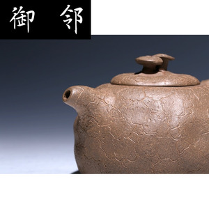 紫砂壶宜兴段泥 国工唐志平灵芝供春茶壶工艺品茶具西施石瓢
