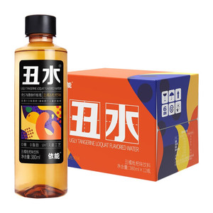 依能丑水 丑橘枇杷梨青柚果味饮料0糖0脂 含5.7g膳食纤维 整箱装