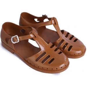 80年代凉鞋解放鞋3547男士夏老式塑料复古怀旧表演凉鞋包头洞洞鞋