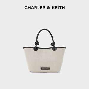 【母亲节礼物】CHARLES&KEITH新款CK2-30271346绳结手提菜篮子包