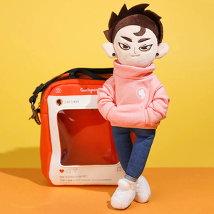 90坂田新村淘宝2015肯德基exo玩具kfc exo人偶公仔黄子韬鹿晗金珉锡