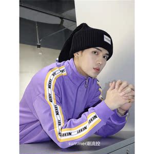 正品ae ader error针织毛线帽代购 20秋冬王嘉尔同款帽子字母冷帽