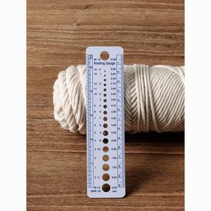毛衣针尺规 量针器塑料尺规毛衣针标尺卡尺手工布艺辅料测量工具