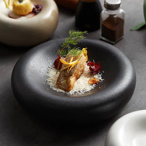 西餐餐具网红点心盘创意新款融合菜盘子北欧风格刺身摆盘高级感