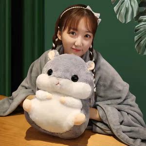 仓鼠抱枕公仔手捂抱枕玩偶生日礼物可爱床上女孩毛绒玩具哇哇超.