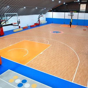 利德 篮球场地胶室内专用少儿童篮球馆防滑地胶垫pvc塑胶运动地板